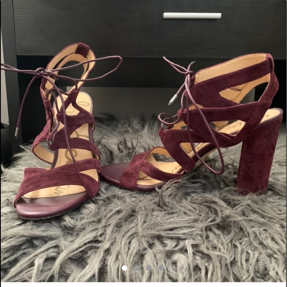 Lace up heels